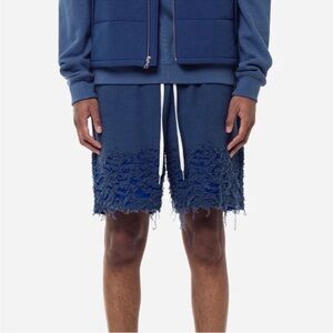 John Elliott size 2 men’s reverse burnout shorts